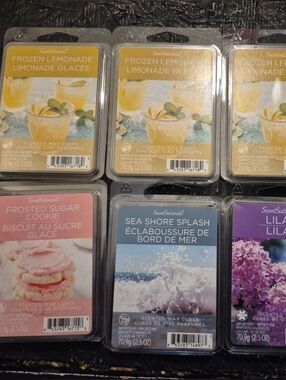 Lot Of 6 ScentSationals Wax Melt. Wax Cubes. 6-Pack Assorted Scents